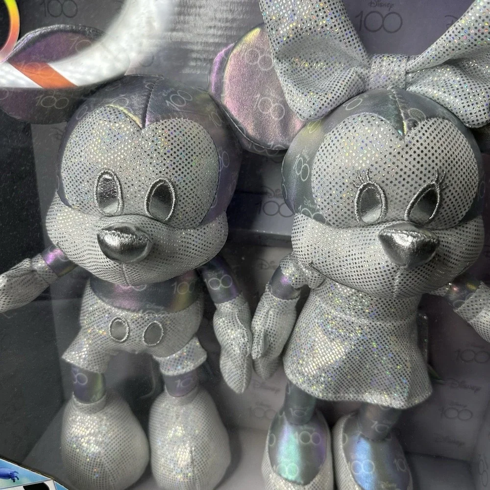 Mickey & Minnie Mouse Collector Plush (Disney 100 Year Anniversary)